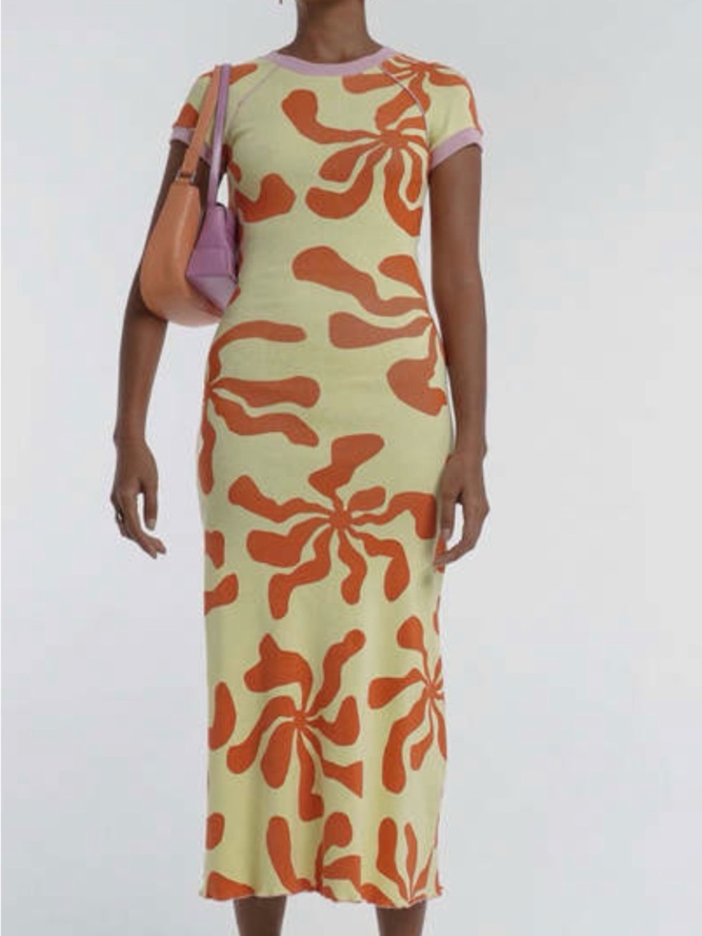 Arthur Apparel Hole Dress in Tequila Sunrise - 8